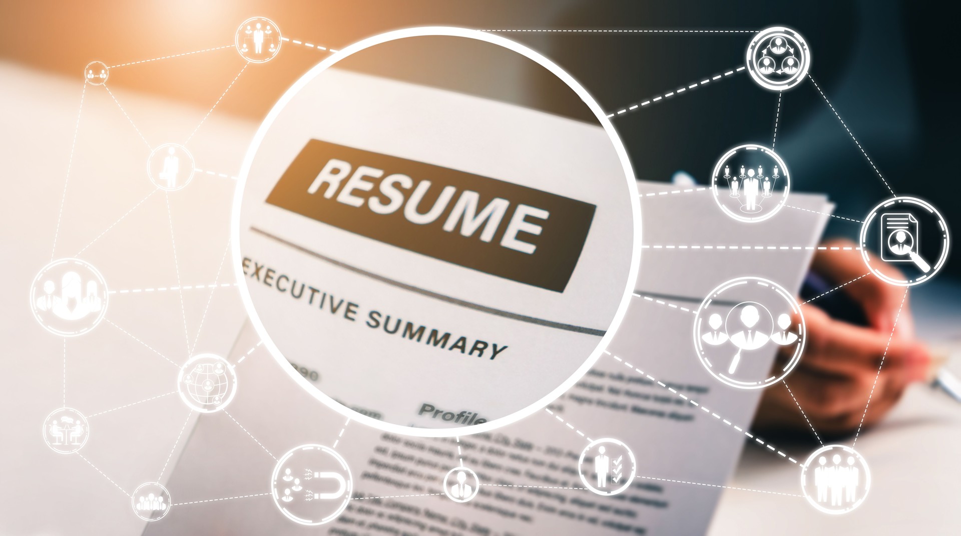 Human Resources and People Networking Concept